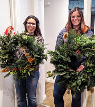 Load image into Gallery viewer, Seasonal Winter Wreath Making